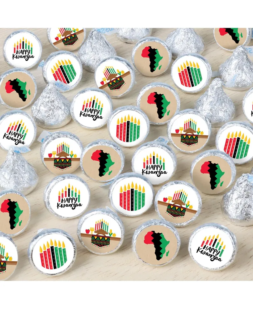 Big Dot Of Happiness Happy Kwanzaa - Small Round Candy Stickers - Party  Favor Labels - 324 Count
