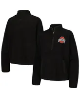 Women's Black Ohio State Buckeyes Everest Half-Zip Top