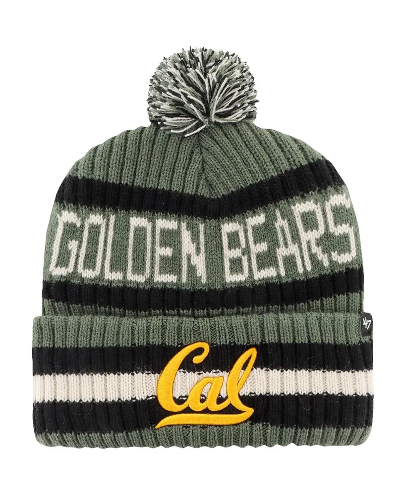 Men's '47 Brand Green Cal Bears Oht Military-Inspired Appreciation Bering Cuffed Knit Hat with Pom