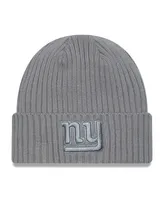 Men's New Era Gray New York Giants Color Pack Cuffed Knit Hat