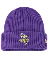 Youth Boys and Girls New Era Purple Minnesota Vikings Prime Cuffed Knit Hat