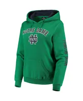 Women's Colosseum Notre Dame Fighting Irish Loud and Proud Pullover Hoodie