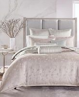 Hotel Collection Sakura Blossom Greylac Comforter Set, King, Created for Macy's