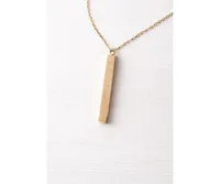 Starfish Project Give Justice Gold Bar Necklace