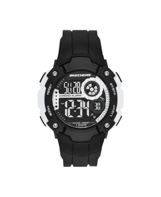 Skechers Westlawn Men's 51mm Digital Chronograph Plastic Watch Black