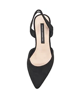 French Connection Women's Delight Slingback Kitten Heel Sandals