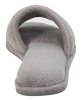 Dearfoams Women's Microfiber Terry Slide Slipper, Online Only