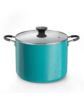 Cook N Home Nonstick Stockpot with Lid, 10.5 Quarts, Turquoise (2697)