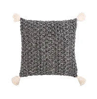 Safavieh Pennie Knit Tassel 20" x 20" Pillow