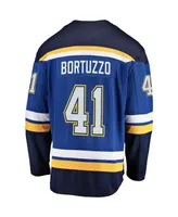 Men's Fanatics Robert Bortuzzo Blue St. Louis Blues Breakaway Player Jersey