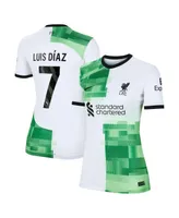 Women's Nike Luis Diaz White Liverpool 2023/24 Away Replica Player Jersey