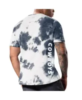 Men's Msx by Michael Strahan Navy Dallas Cowboys Freestyle Tie-Dye T-shirt