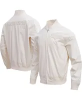 Men's Pro Standard Cream Denver Broncos Neutral Full-Zip Jacket