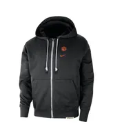 Men's Nike Black Clemson Tigers Standard Issue Player Performance Full-Zip Hoodie