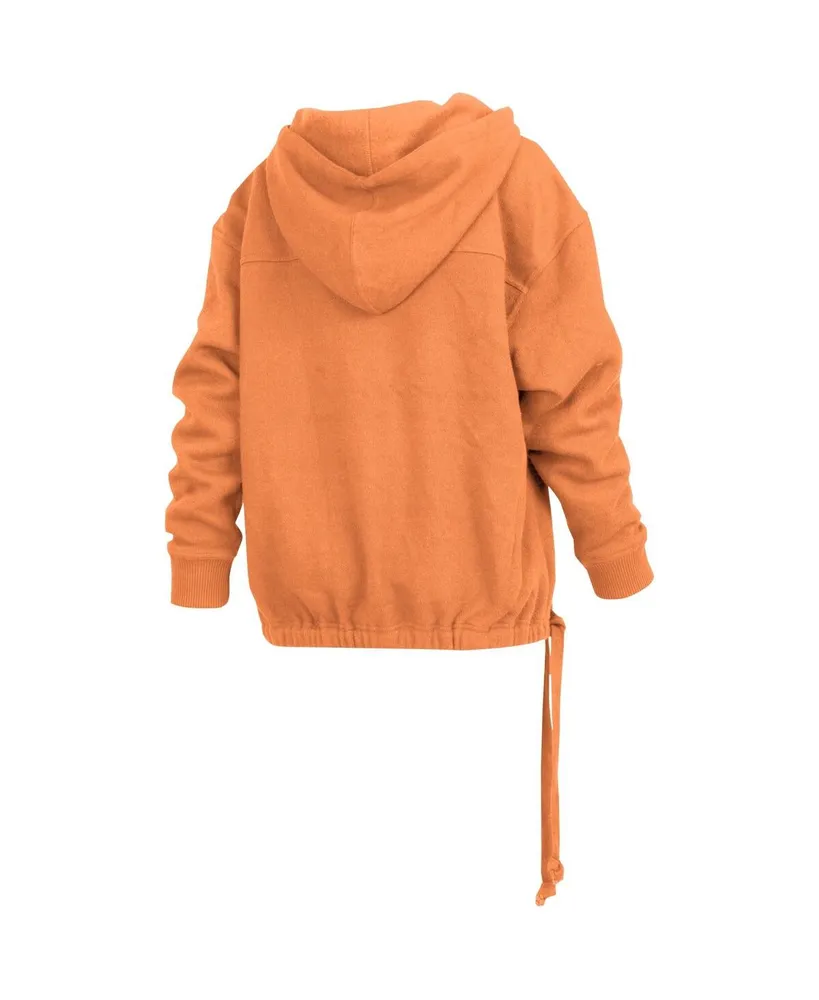 Women's Pressbox Tennessee Orange Tennessee Volunteers Amore Keisha Button Pullover Hoodie