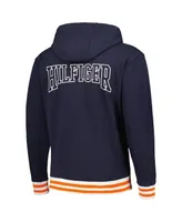 Men's Tommy Hilfiger Navy Chicago Bears Aaron Quarter-Zip Hoodie