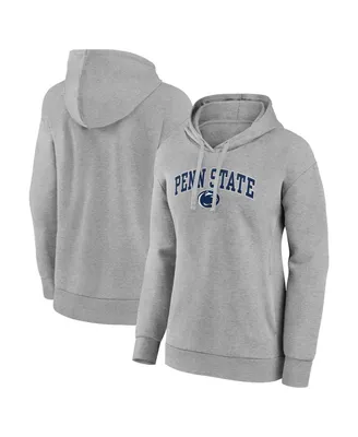 Women's Fanatics Heather Gray Penn State Nittany Lions Evergreen Campus Pullover Hoodie