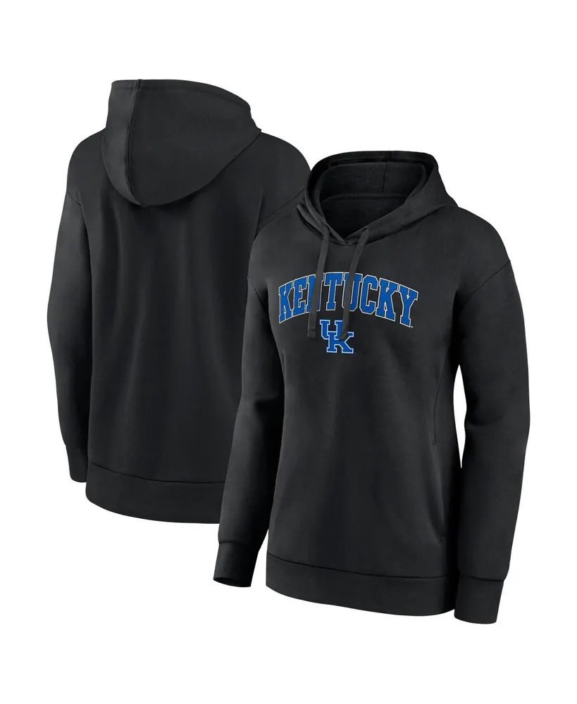 Women's Fanatics Black Kentucky Wildcats Evergreen Campus Pullover Hoodie