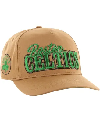 Men's '47 Brand Tan Boston Celtics Barnes Hitch Adjustable Hat