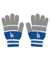 Women's Wear by Erin Andrews Los Angeles Dodgers Stripe Glove and Scarf Set