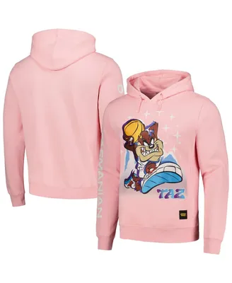 Men's and Women's Freeze Max Pink Looney Tunes Taz Tearin' Up The Mountain Pullover Hoodie