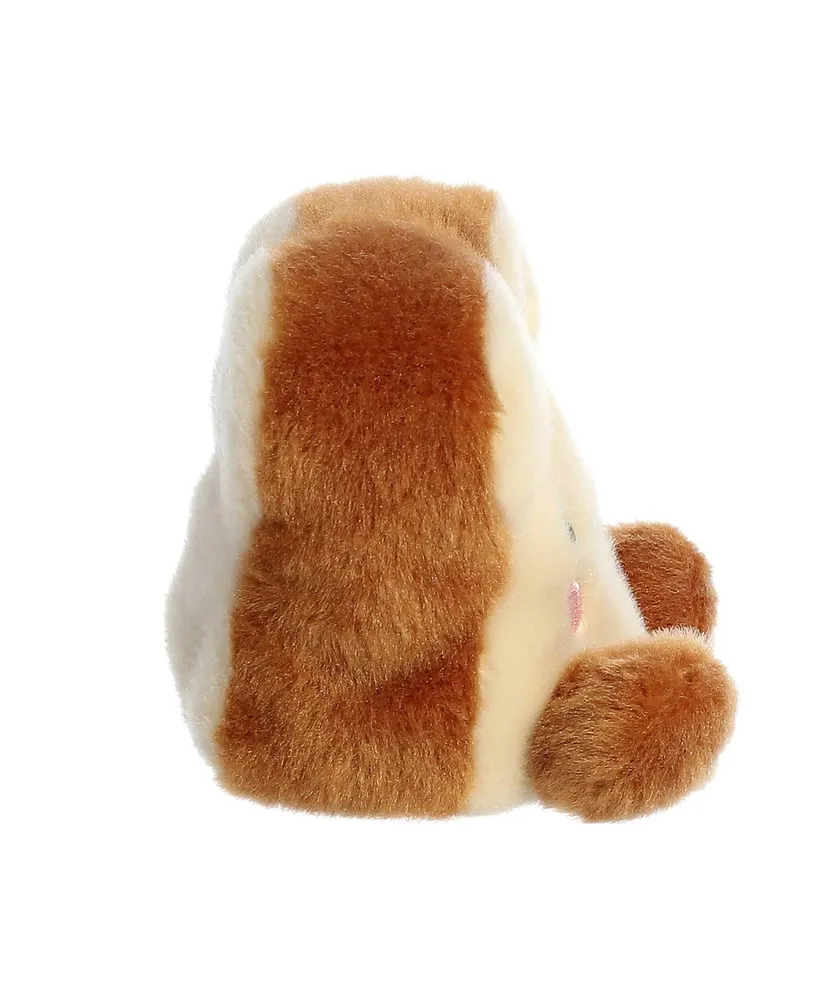 Aurora Mini Buttery Toast Palm Pals Adorable Plush Toy Brown 5"