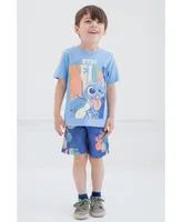 Disney Little Boys Mickey Mouse T-Shirt and Shorts Outfit Set