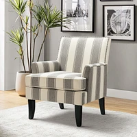 Herrera Classic Upholstered Armchair with Nail Head Trim