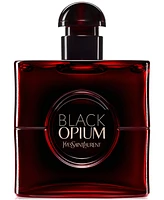 Yves Saint Laurent Black Opium Eau de Parfum Over Red Spray