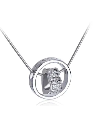 Heart Pendant Necklace Heart Enclosed