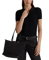 Lauren Ralph Nylon Medium Keaton Tote Bag