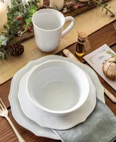 over&back Crest 16Pc Dinnerware Set