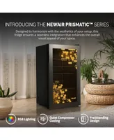 Newair Prismatic Series Can Beverage Refrigerator with Rgb HexaColor Led Lights, Mini Fridge for Gaming, Game Room