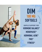 SMNutrition Dim Supplement 100 mg | Estrogen Balance for Women & Men | Diindolylmethane for Hormone Balance, Hormonal Acne, Menopause & Antioxidant Su