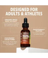 Organic Maca Root Liquid Drops, Supports Endurance Mood & Performance, Support Fertility in Men & Women, Unflavored, Havasu Nutrition, 1 fl oz