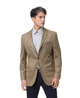 Daniel Hechter Men's Tan Microsuede two button Sport Coat