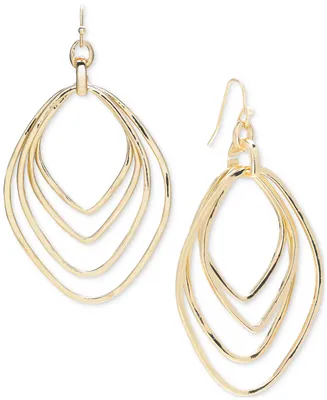 Style & Co Multi Row Diamond Drop Earrings, Created for Macy's
