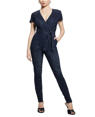 Guess Women's Leslie Denim Jumpsuit