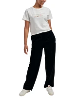 Reebok Women's Straight-Leg Fleece Sweatpants