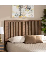 Baxton Studio Harena Modern and Contemporary Transitional Queen Size Finished Wood Headboard