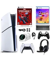 PS5 Spider Man 2 Console with Nba 2K24 Game and Accessories Kit