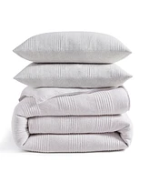 Dkny Pure Ribbed Jersey 3-Pc. Comforter Set