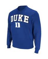 Colosseum Men's Duke Blue Devils Arch & Logo Pullover Sweatshirt