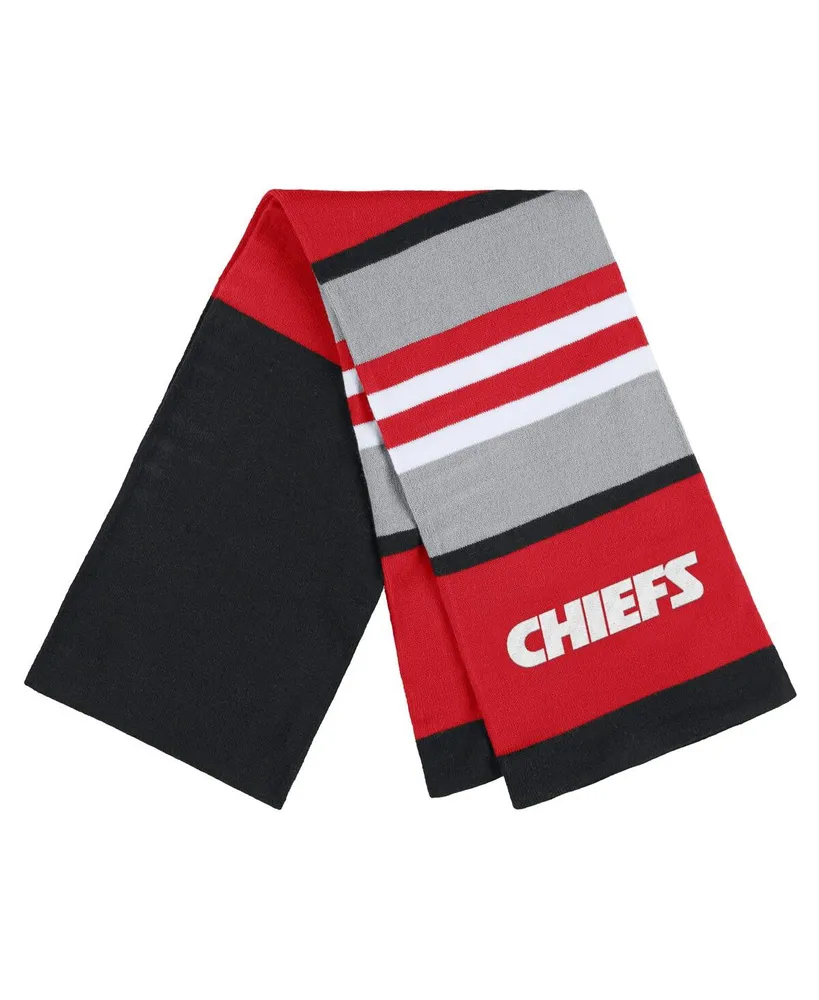 Women's Wear by Erin Andrews Kansas City Chiefs Stripe Glove and Scarf Set