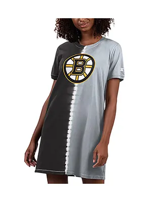Women's Starter Black Boston Bruins Ace Tie-Dye Sneaker Dress