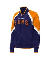 Women's Starter Purple Phoenix Suns Slam Dunk Raglan Full-Zip Track Jacket