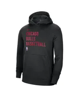 Men's and Women's Nike Black Chicago Bulls 2023/24 Performance Spotlight On-Court Practice Pullover Hoodie