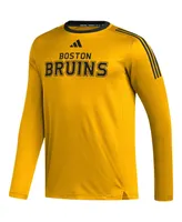 Men's adidas Gold Boston Bruins Aeroready Long Sleeve T-shirt