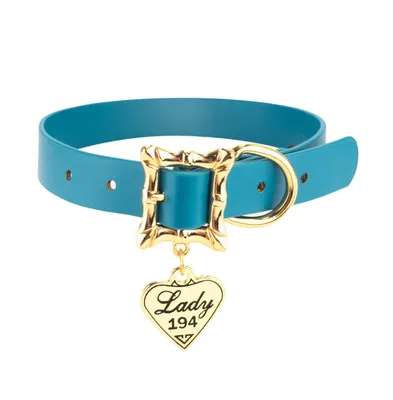 Disney Pet Collar, Faux Leather Dog Lady and the Tramp