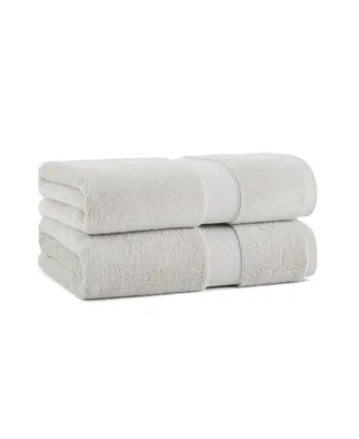 Aston and Arden & Egyptian Cotton Luxury Bath Towels (Pack of 2), 600GSM, Seven Color Options, Jacquard Dobby Border, 30x54